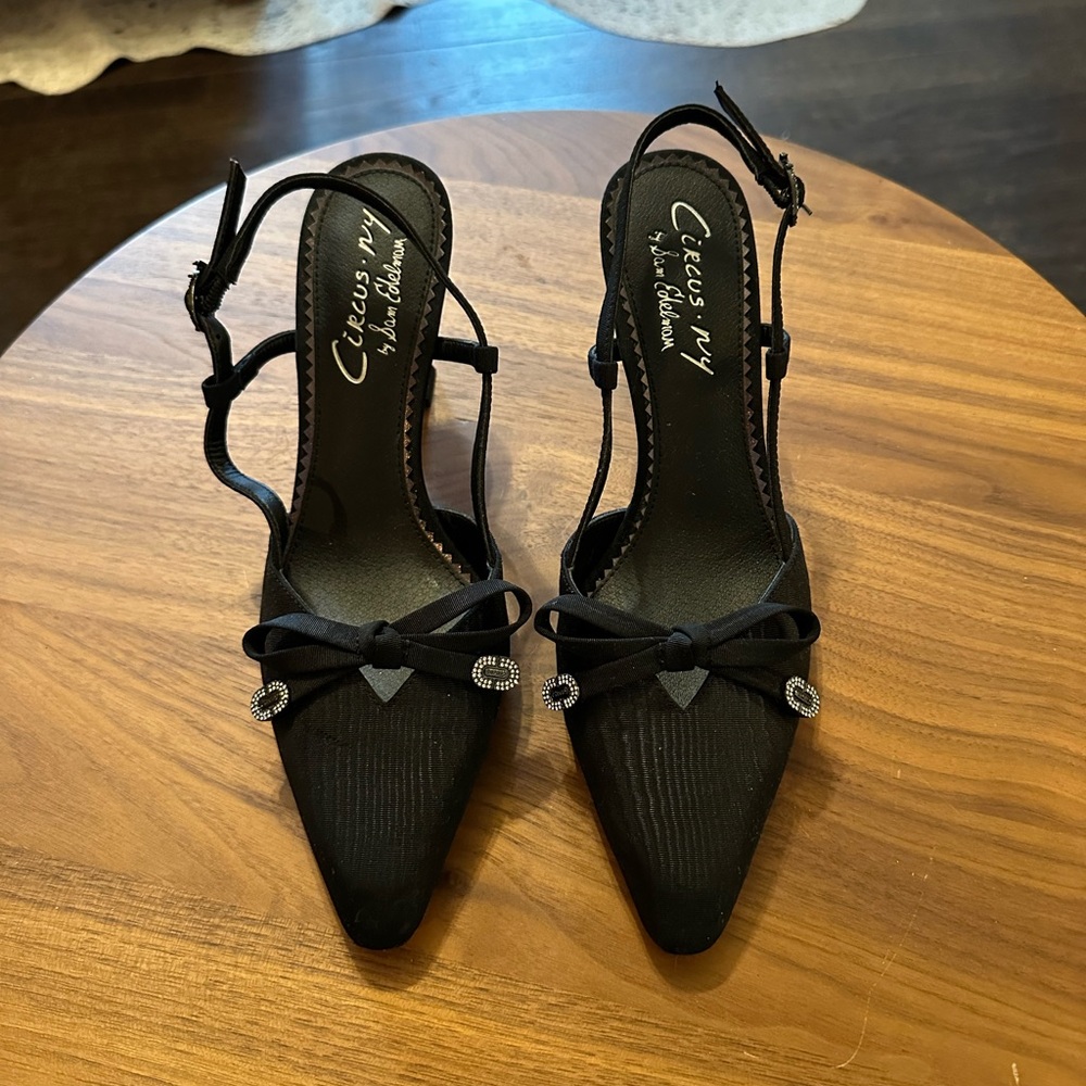 Sam Edelman Black Kitten Heel